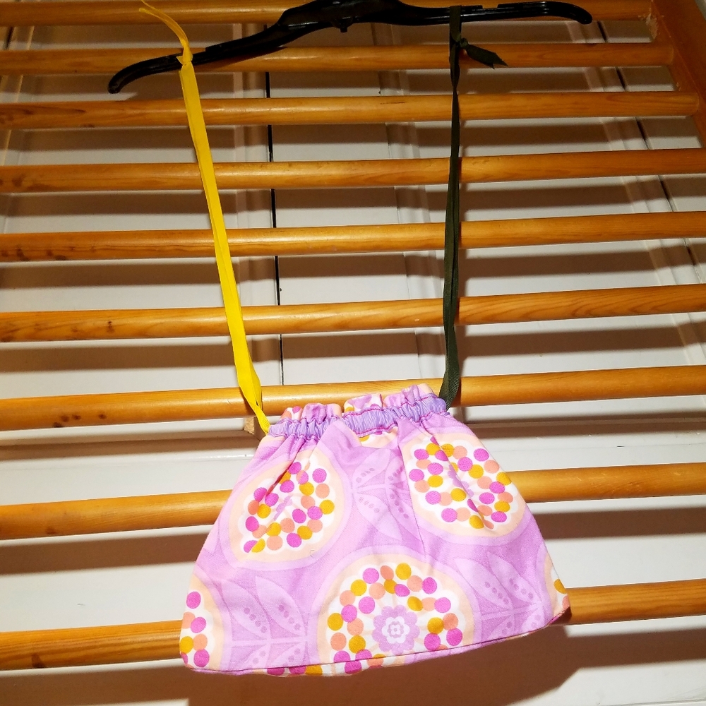 New Boutique reversible Purse- whimsy posie pouch